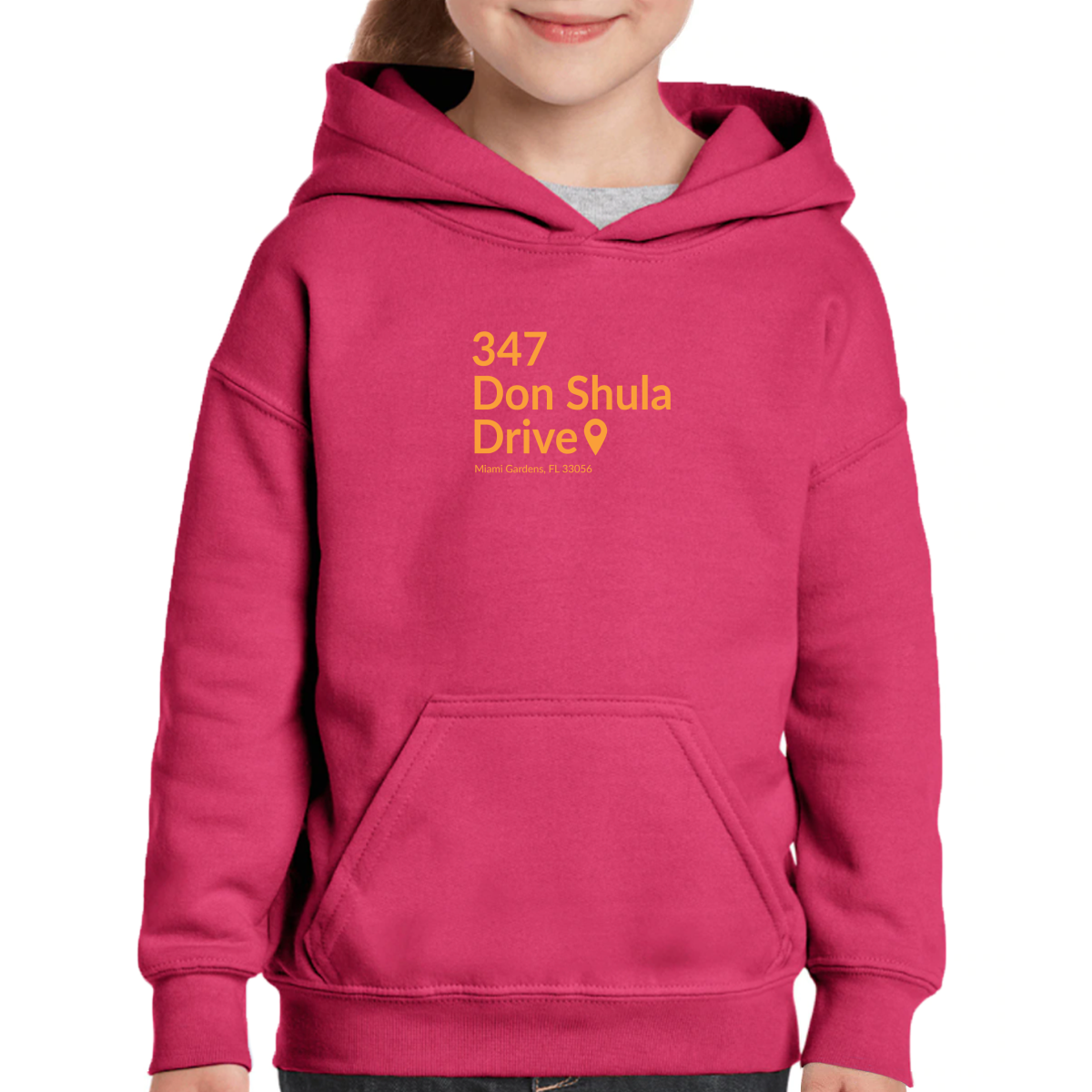 Miami Football Stadium Kids Hoodie | Pink