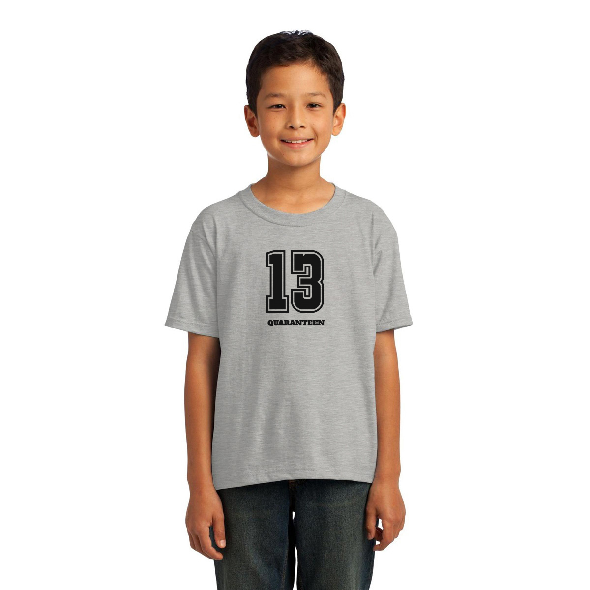 13 QUARANTEEN Kids T-shirt | Gray