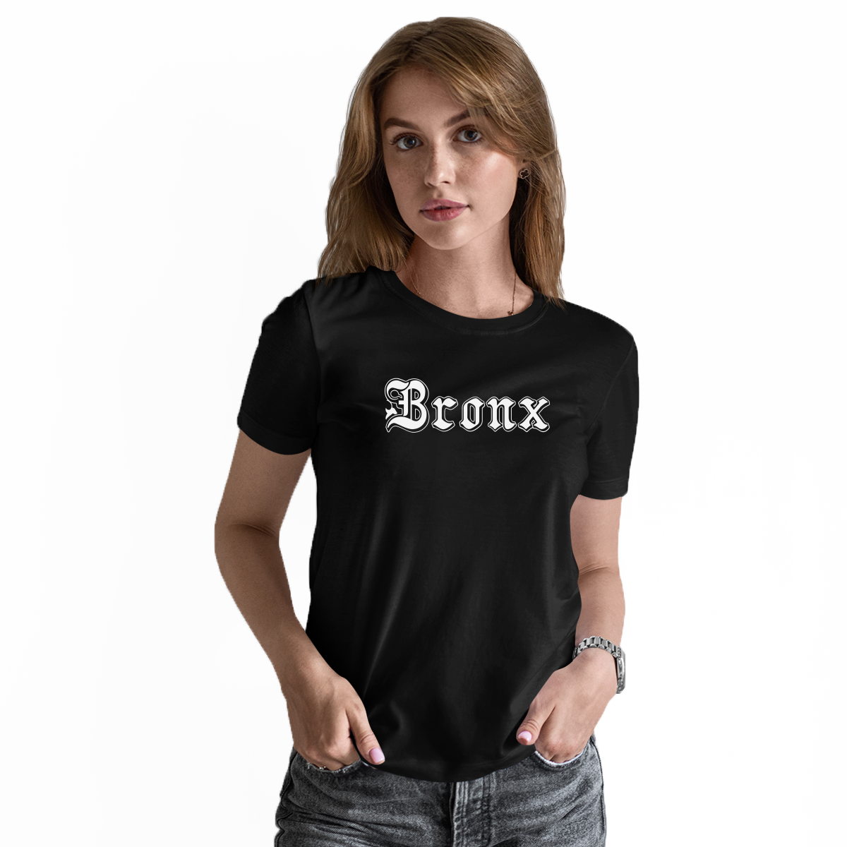 Bronx Gothic Represent Women's T-shirt | Black