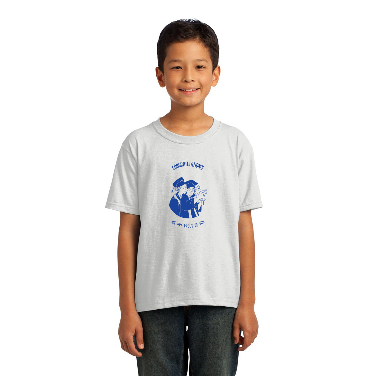 Happy Graduation Day Kids T-shirt | White