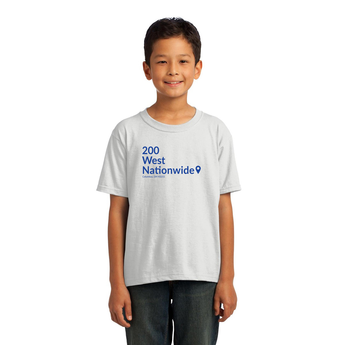 Columbus Hockey Stadium Kids T-shirt | White