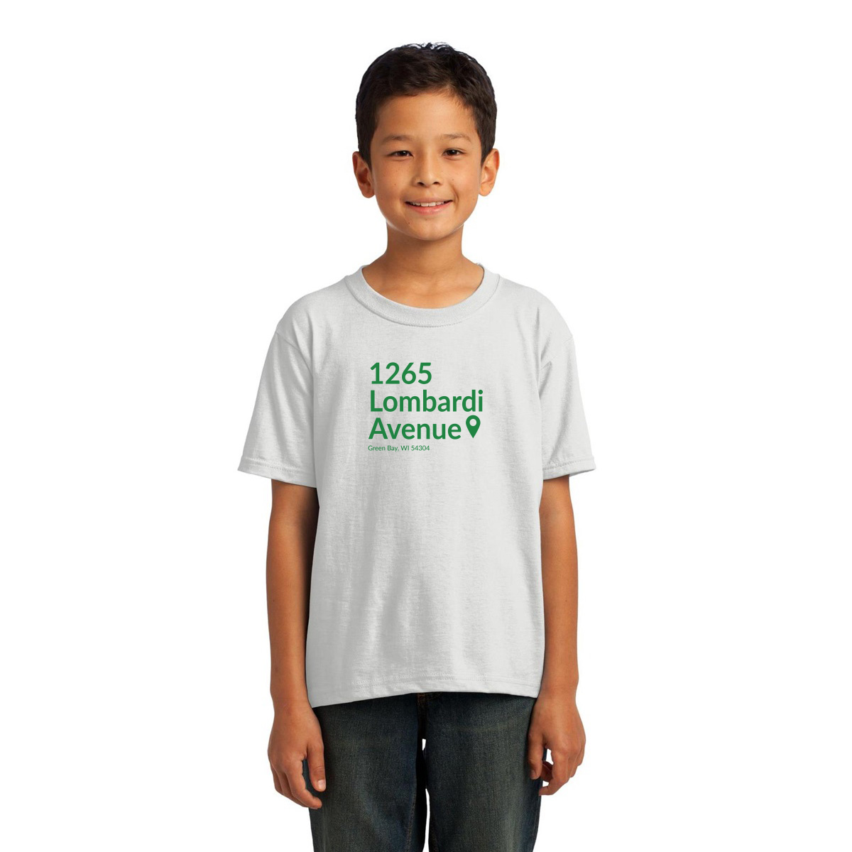 Green Bay Football Stadium Kids T-shirt | White