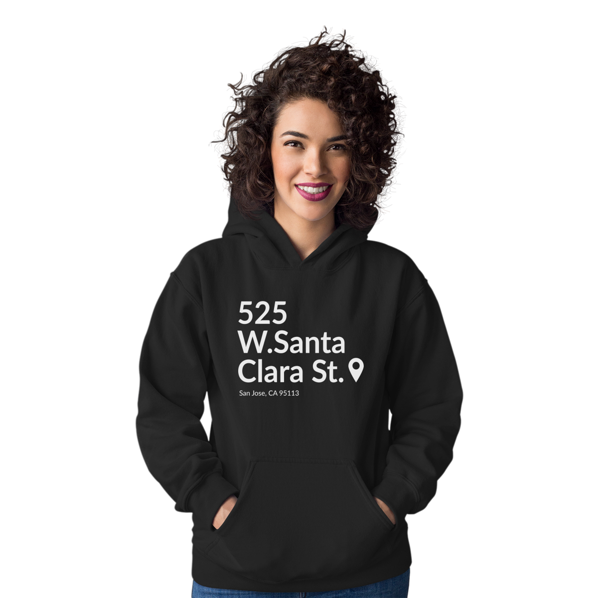 San Jose Hockey Stadium Unisex Hoodie | Black