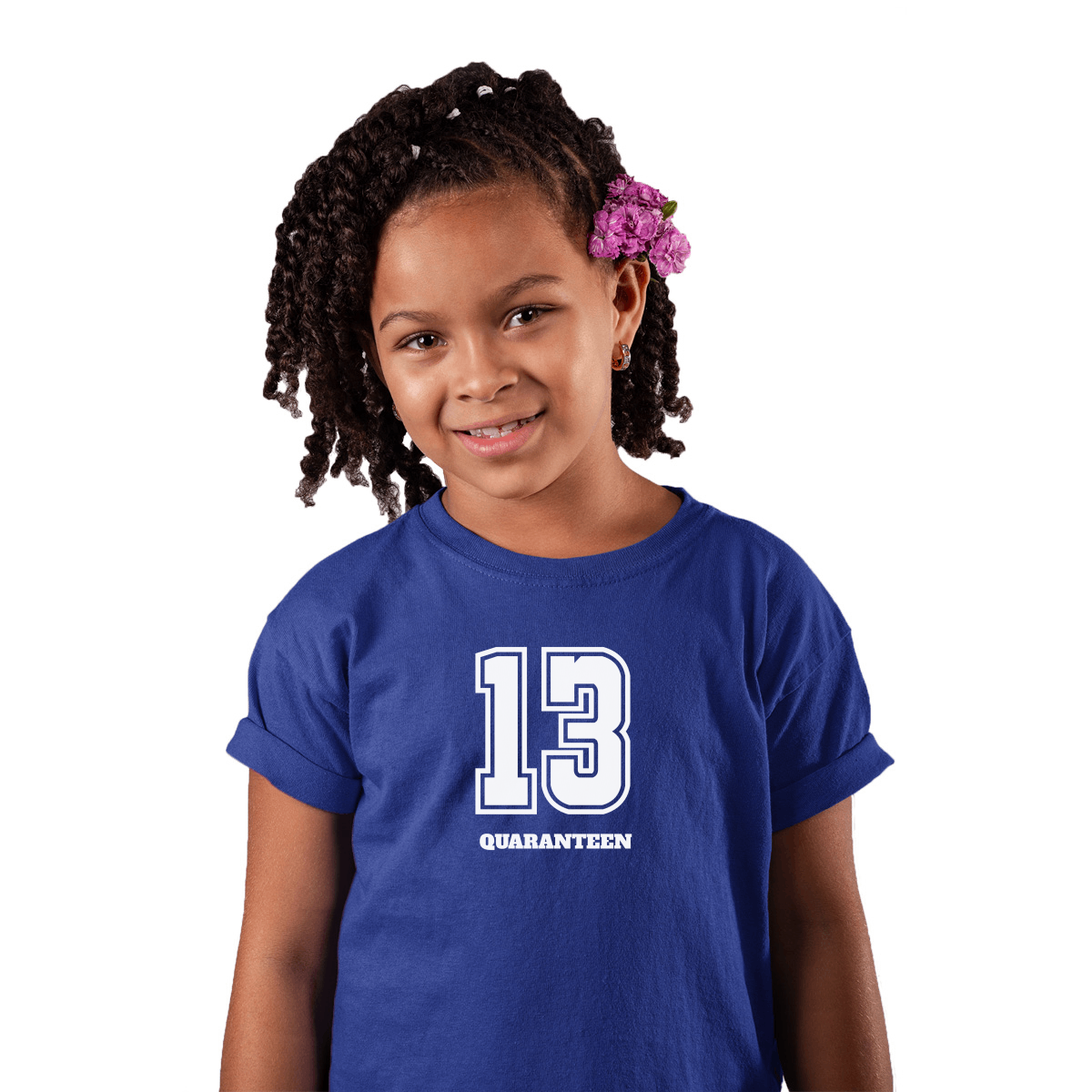 13 QUARANTEEN Kids T-shirt | Blue