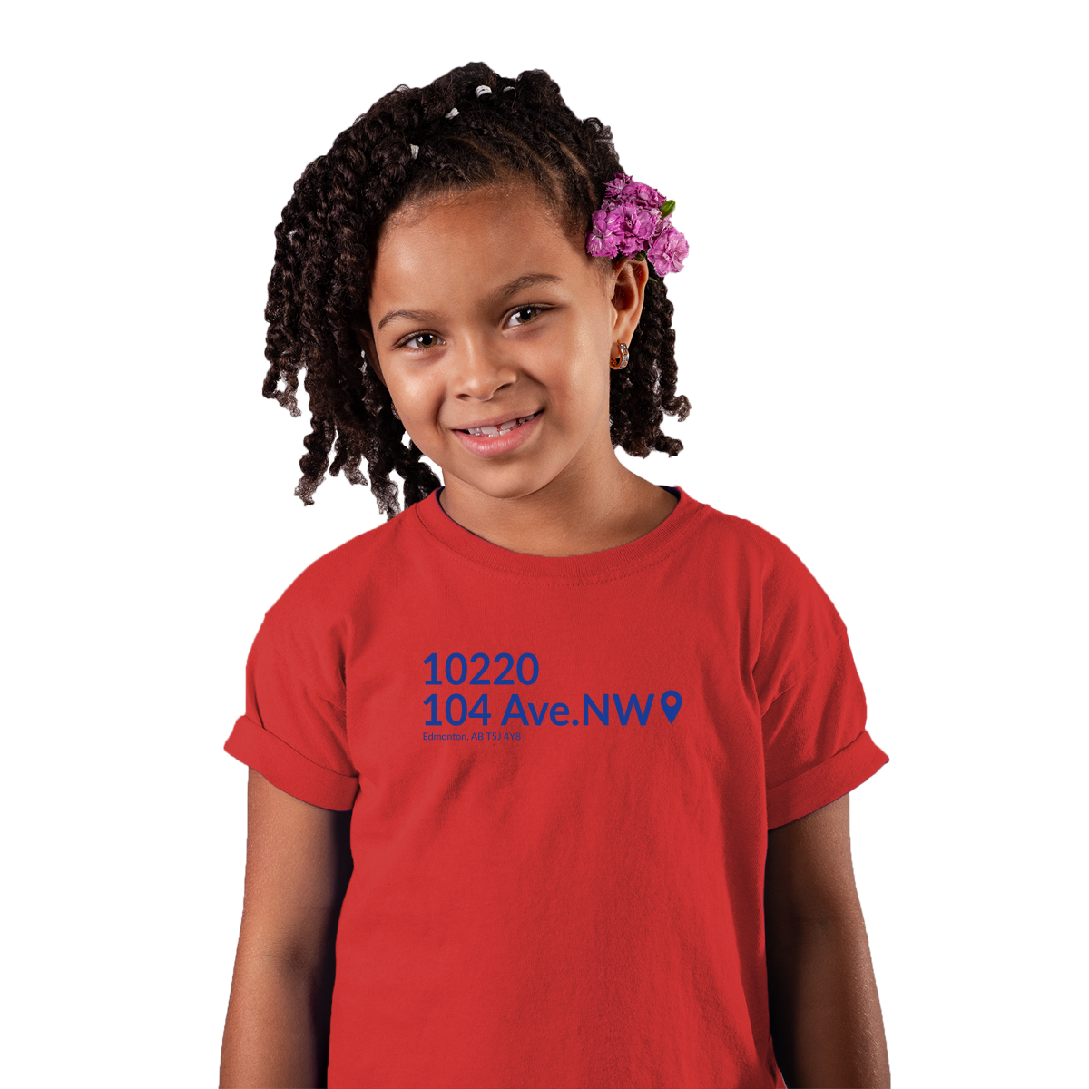 Edmonton Hockey Stadium Kids T-shirt | Red