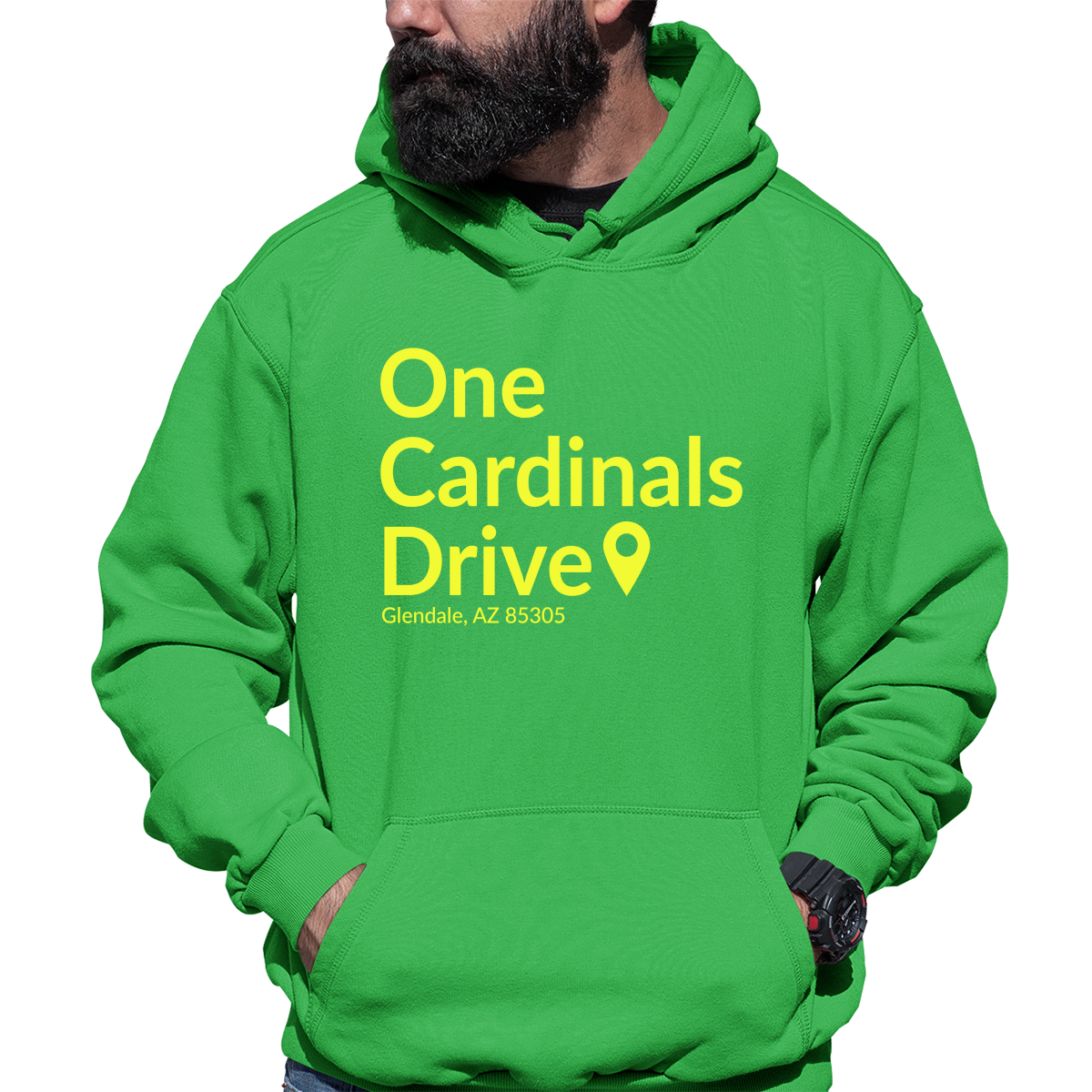 Arizona Football Stadium Unisex Hoodie | Green