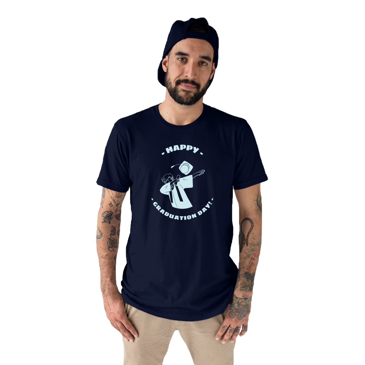 Happy Graduation Day Men's T-shirt | Navy