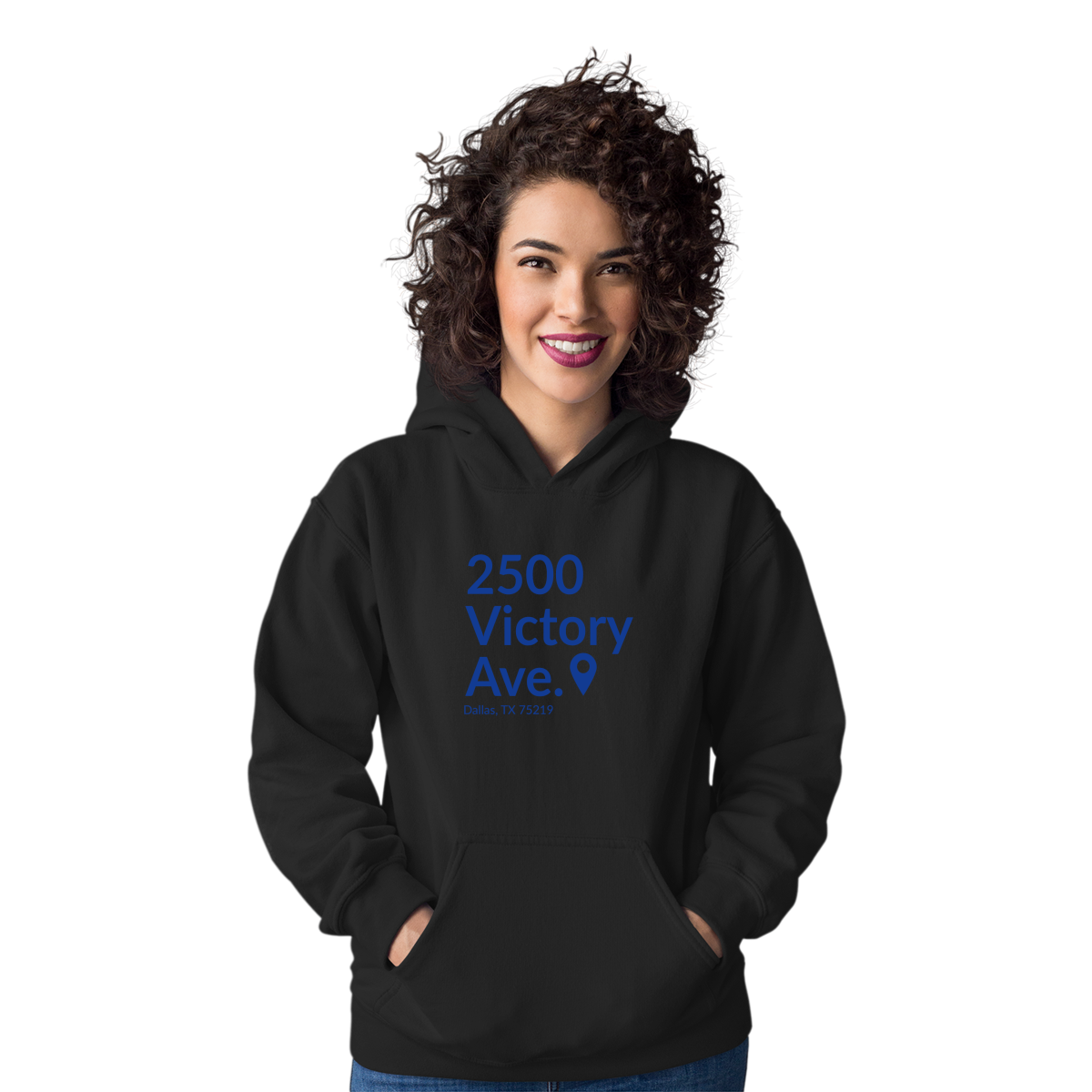 Dallas Basketball Stadium Unisex Hoodie | Black