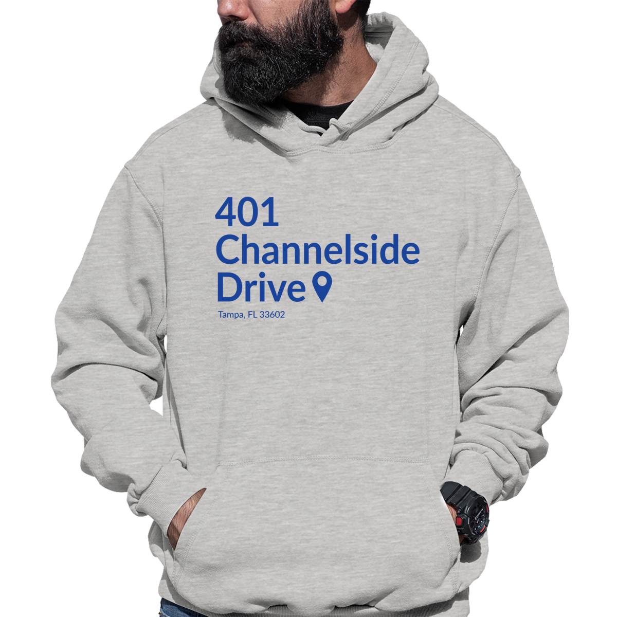 Tampa Bay Hockey Stadium Unisex Hoodie | Gray