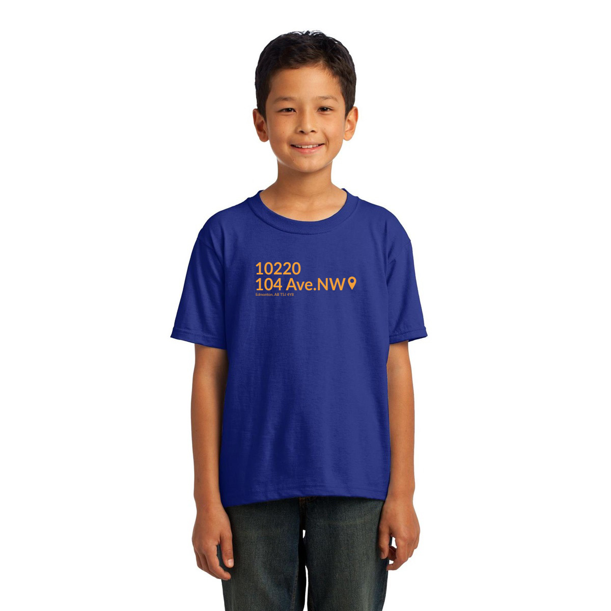 Edmonton Hockey Stadium Kids T-shirt | Blue