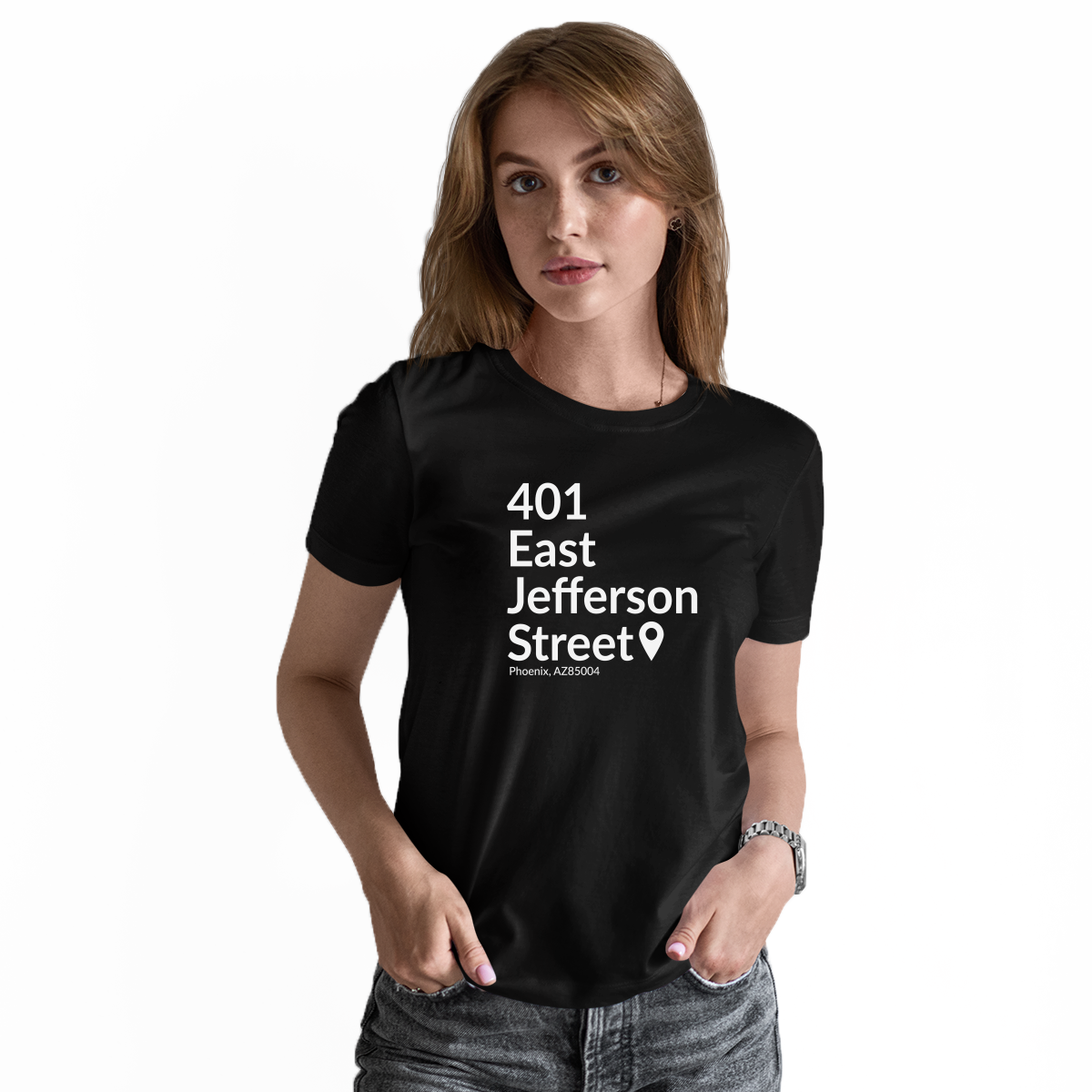 Arizona Baseball Stadium Women's T-shirt | Black