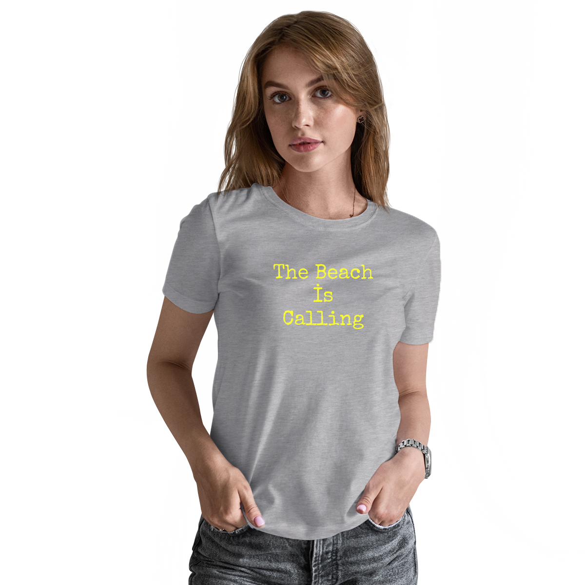 Beach Women's T-shirt | Gray