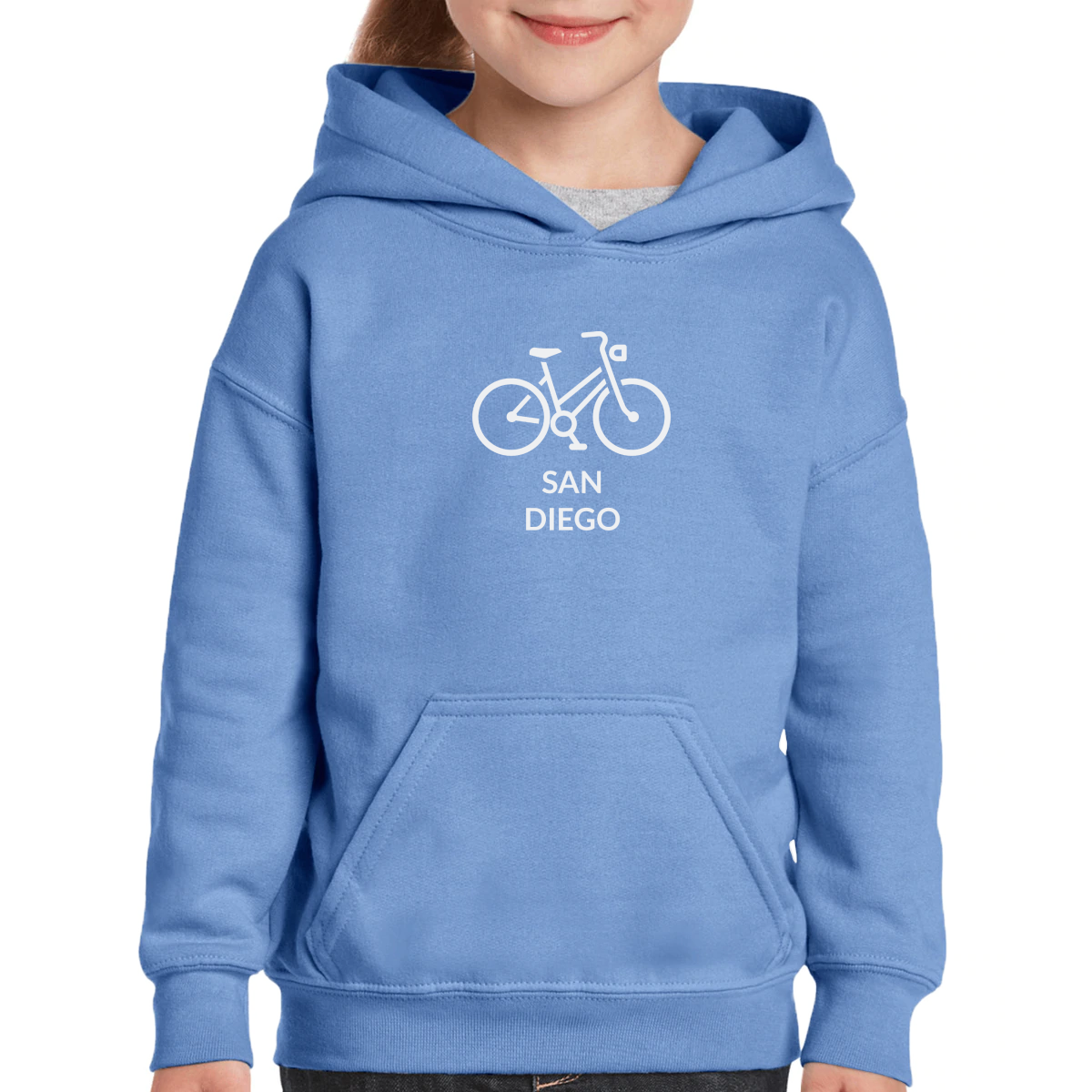 Bike San Diego Represent Kids Hoodie | Blue